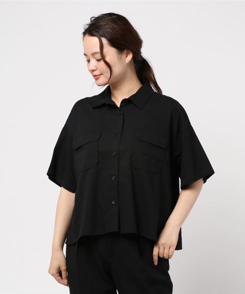 LOWRYS FARM（ローリーズファーム）の「ショートCPOシャツ