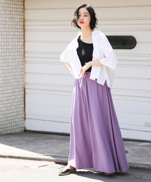 LOWRYS FARM(ローリーズファーム)の「ショートCPOシャツ 841006(シャツ/ブラウス・レディース・ブラック/オフホワイト/ブラウン/ベージュ・FREE)」の17枚目の写真