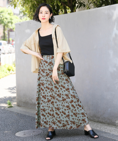 LOWRYS FARM(ローリーズファーム)の「ショートCPOシャツ 841006(シャツ/ブラウス・レディース・ブラック/オフホワイト/ブラウン/ベージュ・FREE)」の15枚目の写真