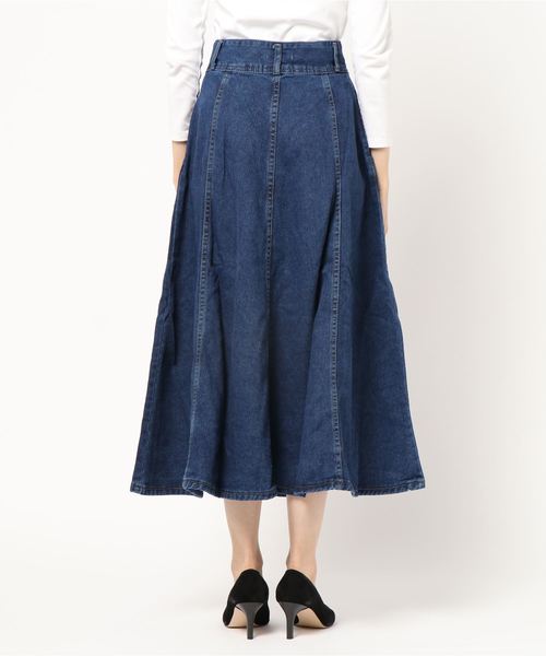 RESORT デニムゴアードスカート Jewelobe（ジュエローブ）の「デニムゴアードスカート（スカート