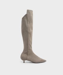 CHARLES & KEITH | キトゥンヒールニーハイブーツ / Kitten Heel Knee High Boots(ブーツ)