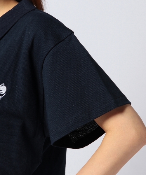 Another Edition（アナザーエディション）の「AET SHORT POLO（ポロシャツ・レディース・ホワイト/グレー/ネイビー・フリー）」の8枚目の写真