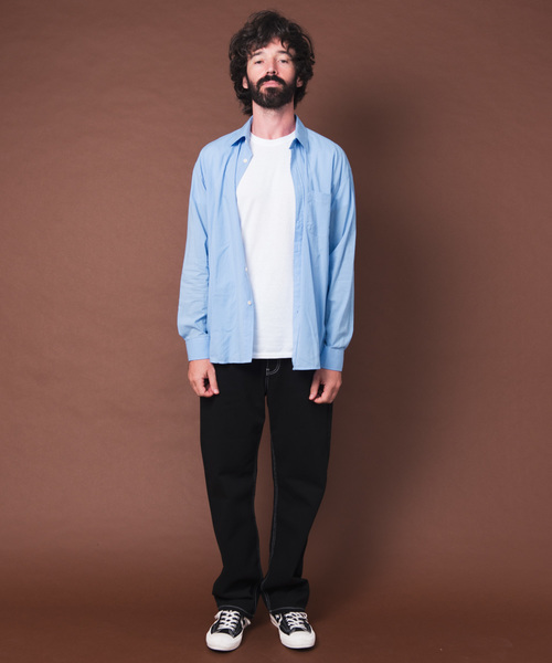 YARD PLUS（ヤードプリュス）の「YARD PLUS ベーシックコットンシャツ（シャツ/ブラウス・メンズ・ホワイト/ベージュ/ブルー・MEDIUM/LARGE）」の13枚目の写真