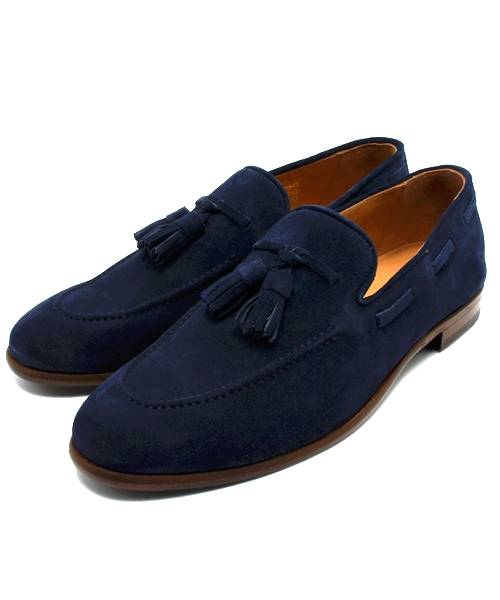 ROSE BUD COUPLES （ローズ バッド カップルズ）の「PARADIGMA / スエード タッセル ローファー（ドレスシューズ・メンズ・グレー/ネイビー・42/40/43/41）」の2枚目の写真