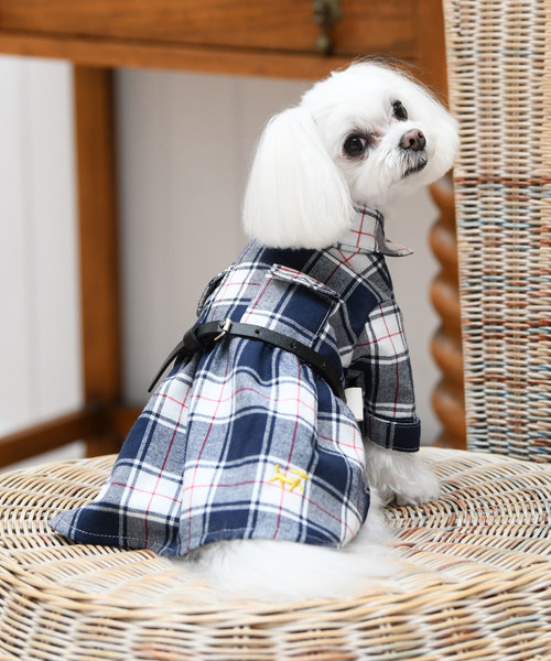 Rope Picnic ロペピクニック の Rope Picnic ロペピクニック シャツワンピース 犬服 ドッグウェア ペットウェア Wear