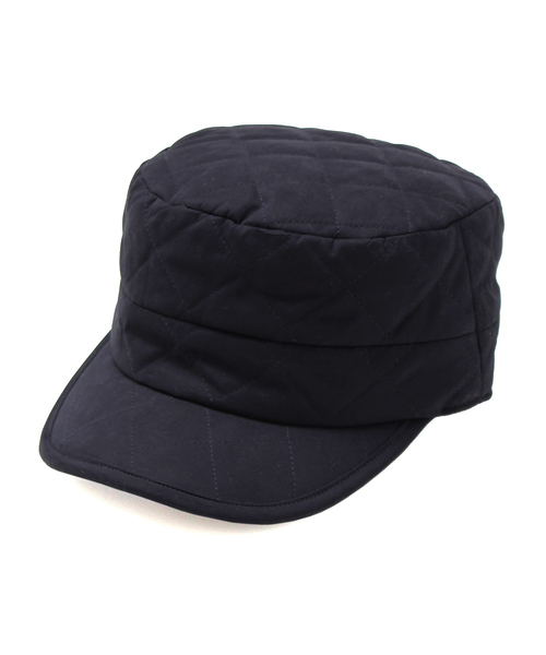 14+(イチヨンプラス)の「キルティングワークキャップ(キャップ)」|ネイビー