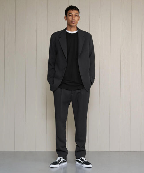 H BEAUTY&YOUTH　WASHED BOXY ジャケット＆WASHED TAPERED パンツ スーツ＊ H BEAUTY&YOUTH UNITED ARROWS（エイチビューティーアンドユース