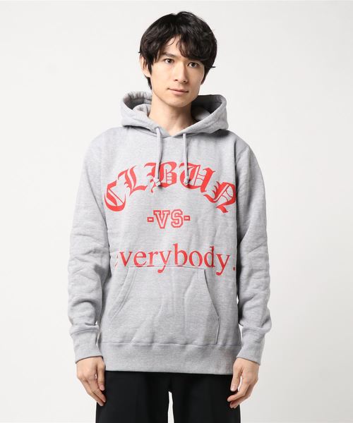 CLBUN(シーエルビーユーエヌ)の「VS HOODIE(パーカー・メンズ・ブラック/杢グレー・MEDIUM/LARGE/X-LARGE)」の2枚目の写真