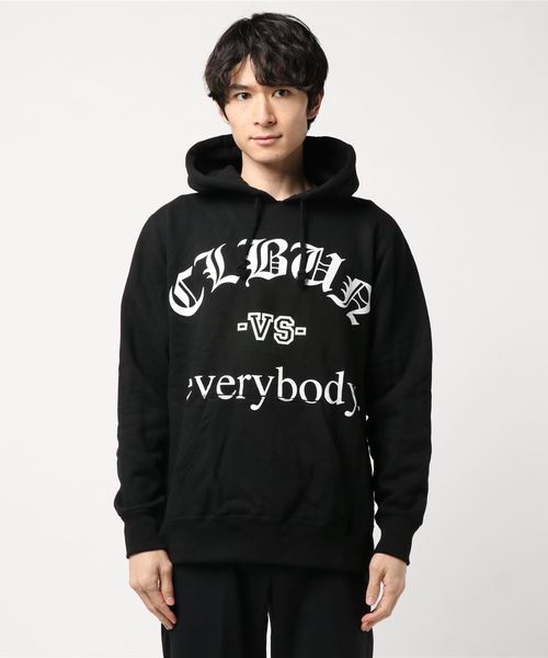 CLBUN(シーエルビーユーエヌ)の「VS HOODIE(パーカー・メンズ・ブラック/杢グレー・MEDIUM/LARGE/X-LARGE)」の1枚目の写真