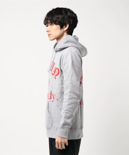 CLBUN(シーエルビーユーエヌ)の「VS HOODIE(パーカー・メンズ・ブラック/杢グレー・MEDIUM/LARGE/X-LARGE)」の4枚目の写真