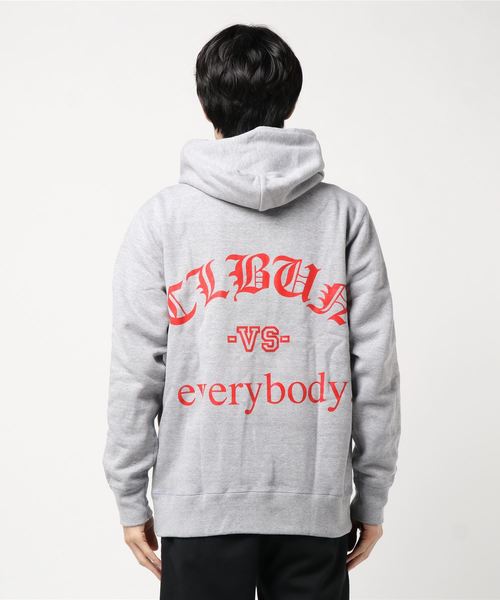 CLBUN(シーエルビーユーエヌ)の「VS HOODIE(パーカー・メンズ・ブラック/杢グレー・MEDIUM/LARGE/X-LARGE)」の3枚目の写真