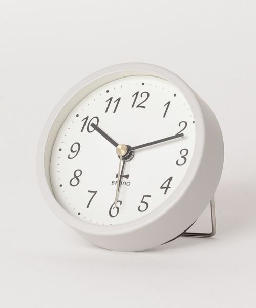 BRUNO（ブルーノ）の「グレイッシュアラームクロック（置時計・メンズ・グレー/ピンク/ブルー・ﾌﾘ-）」の10枚目の写真