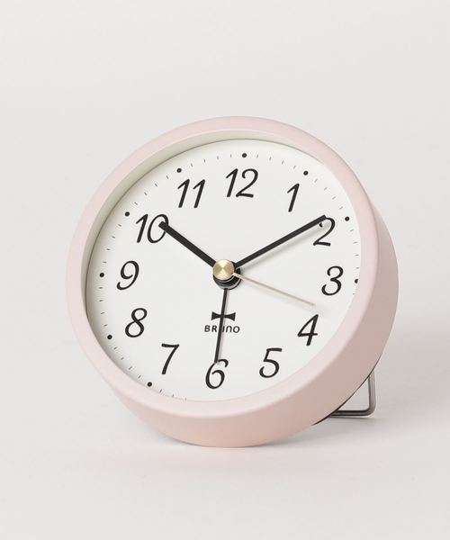 BRUNO（ブルーノ）の「グレイッシュアラームクロック（置時計・メンズ・グレー/ピンク/ブルー・ﾌﾘ-）」の5枚目の写真