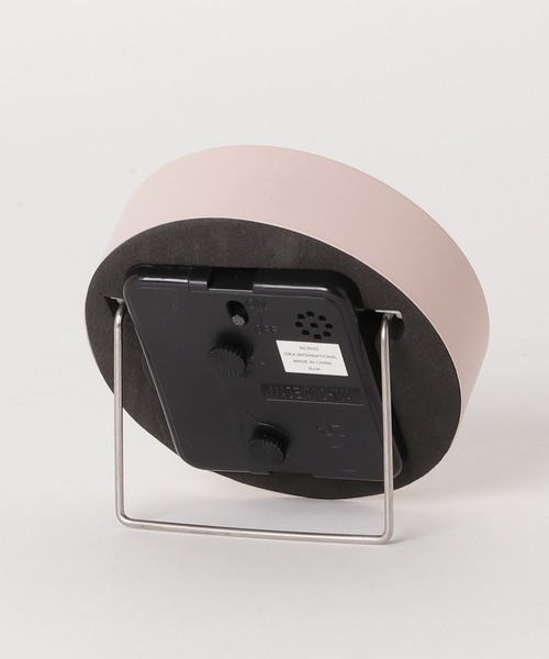 BRUNO（ブルーノ）の「グレイッシュアラームクロック（置時計・メンズ・グレー/ピンク/ブルー・ﾌﾘ-）」の6枚目の写真