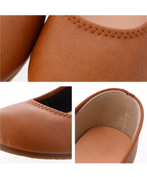 Catherine Cottage（キャサリンコテージ）の「日本製 バレエシューズ　Simple（バレエシューズ・キッズ・ブラック/ベージュ/ネイビー/レッド/アイボリー/ミント/モカ/キャメル・23/24/25/26/22/20/18/17/19/21）」の11枚目の写真