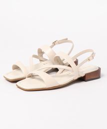 cava cava | 〈cava cava (サヴァサヴァ)〉スクエアトゥサンダル(サンダル)