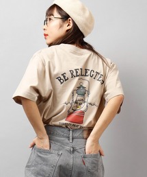 【POWER TO THE PEOPLE】Ohcoolロゴプリント バックプリント 天竺 半袖Tシャツ