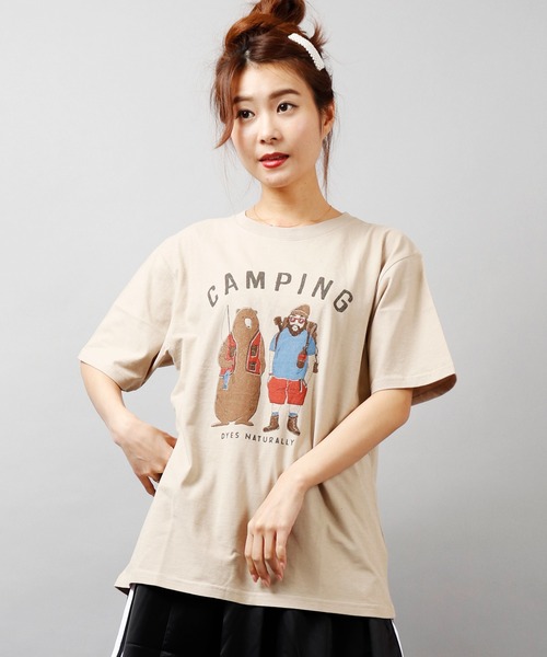 POWER TO THE PEOPLE(パワートゥーザピープル)の「【POWER TO THE PEOPLE】Ohcoolロゴプリント バックプリント 天竺 半袖Tシャツ(Tシャツ/カットソー・メンズ・ダークグリーン/ベージュ/ネイビー/オフホワイト/ホワイト系その他/ベージュ系その他/ブルー系その他/ローズ・LL/M/L)」の5枚目の写真
