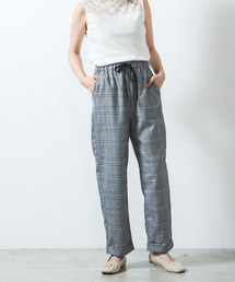 WEGO | WEGO/チェックイージーワイドパンツ(スラックス)