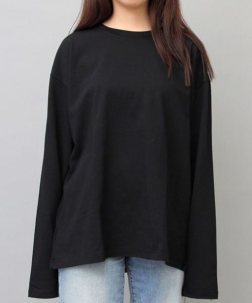 UNIVERSAL OVERALL(ユニバーサルオーバーオール)の「UNIVERSAL OVERALL / ユニバーサルオーバーオール / 2パック 7.5オンス ワイドシルエット ロングスリーブTシャツ / WIDE HEAVY 2PACK LONG SLEEVE TEE(Tシャツ/カットソー・メンズ・ホワイト/ブラック・S/M/L/XL)」の16枚目の写真