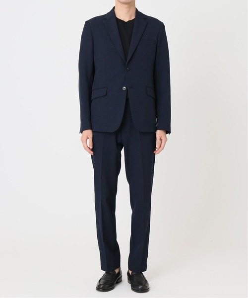 417 EDIFICE（フォーワンセブンエディフィス）の「◆4way ツイル イージースラックス パンツ【セットアップ着用可能】（スラックス・メンズ・ネイビー/ブラウン/グレー・SMALL/MEDIUM/LARGE/X-LARGE）」の16枚目の写真