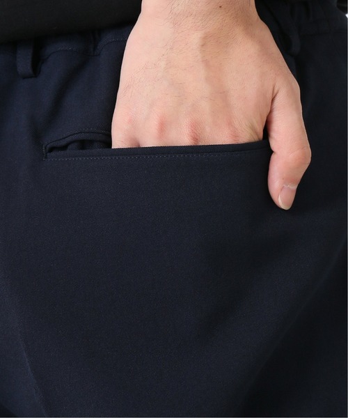 417 EDIFICE（フォーワンセブンエディフィス）の「◆4way ツイル イージースラックス パンツ【セットアップ着用可能】（スラックス・メンズ・ネイビー/ブラウン/グレー・SMALL/MEDIUM/LARGE/X-LARGE）」の8枚目の写真