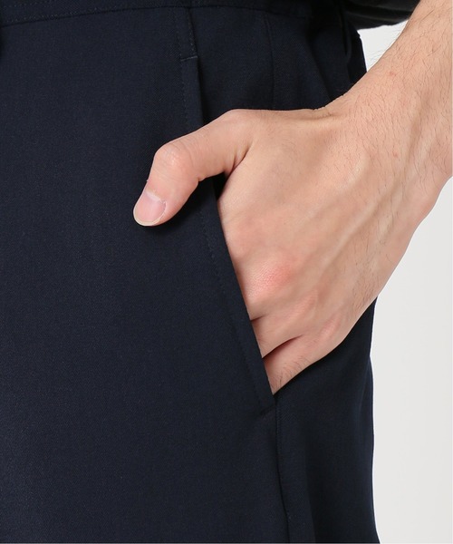 417 EDIFICE（フォーワンセブンエディフィス）の「◆4way ツイル イージースラックス パンツ【セットアップ着用可能】（スラックス・メンズ・ネイビー/ブラウン/グレー・SMALL/MEDIUM/LARGE/X-LARGE）」の9枚目の写真