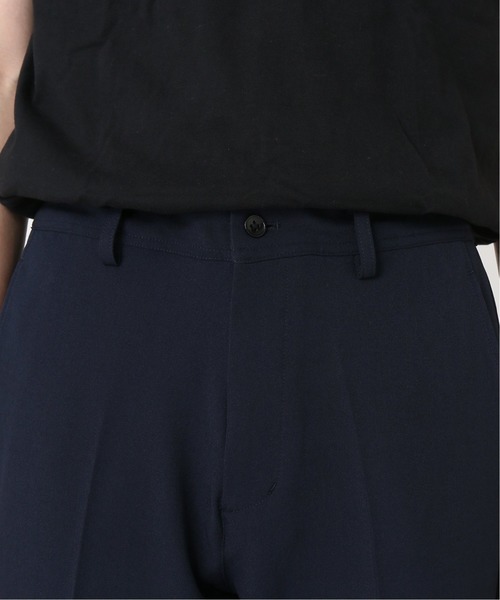 417 EDIFICE（フォーワンセブンエディフィス）の「◆4way ツイル イージースラックス パンツ【セットアップ着用可能】（スラックス・メンズ・ネイビー/ブラウン/グレー・SMALL/MEDIUM/LARGE/X-LARGE）」の17枚目の写真