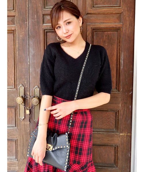 RESEXXY（リゼクシー）の「【IS】モヘア風ニットトップス（ニット/セーター・レディース・ブラック/ブラウン/オフホワイト・FREE）」の20枚目の写真