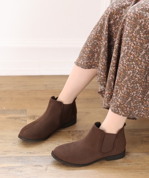 □ほぼ未使用 定5.2万 ロートレショーズ ショートブーツ 38 サイドゴア  