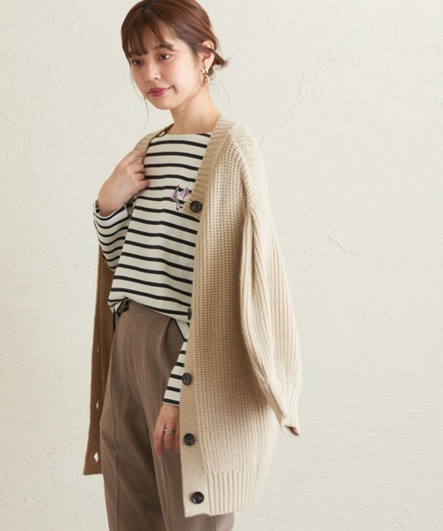 natural couture（ナチュラルクチュール）の「Autumn girl ミニ刺繍ロンT（Tシャツ/カットソー・レディース・アイボリー/モカ/ラベンダー/その他1/その他2・FREE）」の18枚目の写真