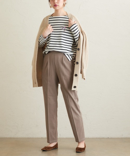 natural couture（ナチュラルクチュール）の「Autumn girl ミニ刺繍ロンT（Tシャツ/カットソー・レディース・アイボリー/モカ/ラベンダー/その他1/その他2・FREE）」の19枚目の写真