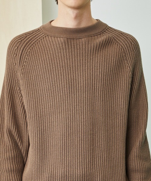 Soft touch 畦クルーネックニット（ニット/セーター）｜UNITED TOKYO