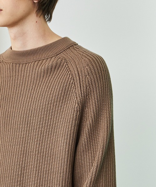 UNITED TOKYO アゼアミクルーネックニット Soft touch 畦クルーネックニット（ニット/セーター）｜UNITED TOKYO