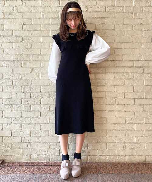 レトロフリルドッキングワンピ ワンピース Majestic Legon マジェスティックレゴン のファッション通販 Zozotown