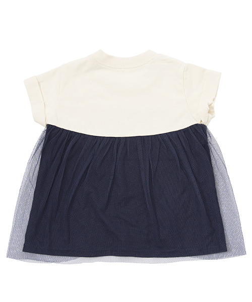X-girl Stages(エックスガールステージス)の「GIRLY S/S TEE (4T~7T)(Tシャツ/カットソー・キッズ・ネイビー/チャコール/ホワイト・5T/7T/6T/4T)」の7枚目の写真