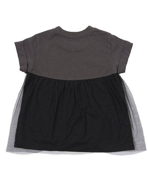 X-girl Stages(エックスガールステージス)の「GIRLY S/S TEE (4T~7T)(Tシャツ/カットソー・キッズ・ネイビー/チャコール/ホワイト・5T/7T/6T/4T)」の8枚目の写真