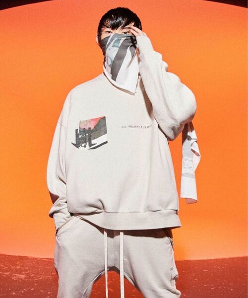 NILoS（ニルズ）の「NILoS/ニルズ/グラフィックプリントスウェット  