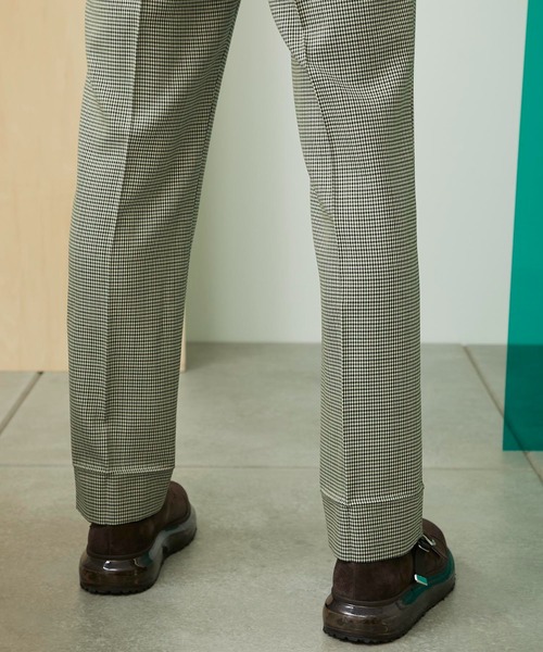 UNITED TOKYO（ユナイテッドトウキョウ）の「チェックストレートスラックス（スラックス・メンズ・グリーン・1/2/3）」の9枚目の写真