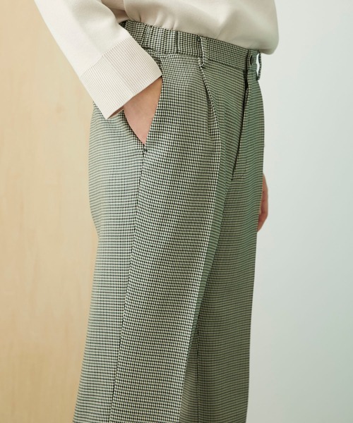 UNITED TOKYO（ユナイテッドトウキョウ）の「チェックストレートスラックス（スラックス・メンズ・グリーン・1/2/3）」の5枚目の写真