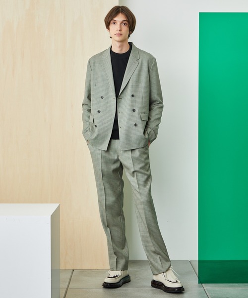 UNITED TOKYO（ユナイテッドトウキョウ）の「チェックストレートスラックス（スラックス・メンズ・グリーン・1/2/3）」の13枚目の写真