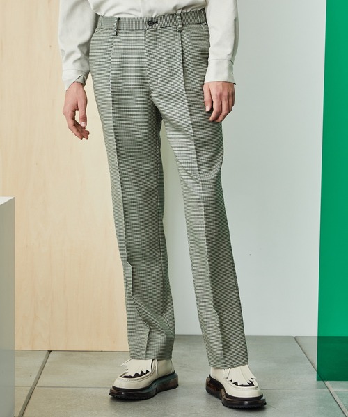 UNITED TOKYO（ユナイテッドトウキョウ）の「チェックストレートスラックス（スラックス・メンズ・グリーン・1/2/3）」の14枚目の写真