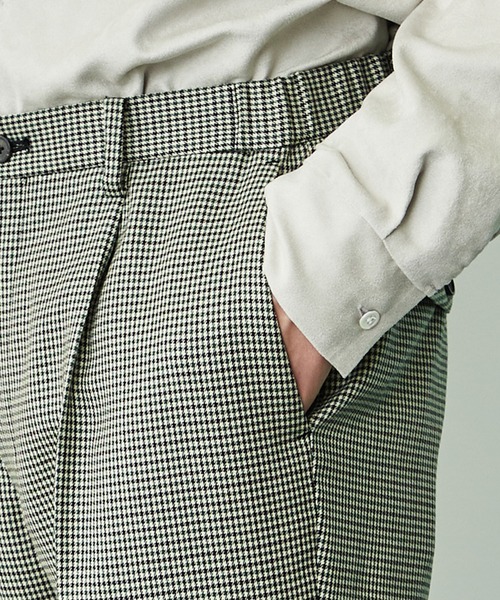UNITED TOKYO（ユナイテッドトウキョウ）の「チェックストレートスラックス（スラックス・メンズ・グリーン・1/2/3）」の19枚目の写真