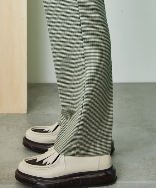 UNITED TOKYO（ユナイテッドトウキョウ）の「チェックストレートスラックス（スラックス・メンズ・グリーン・1/2/3）」の21枚目の写真