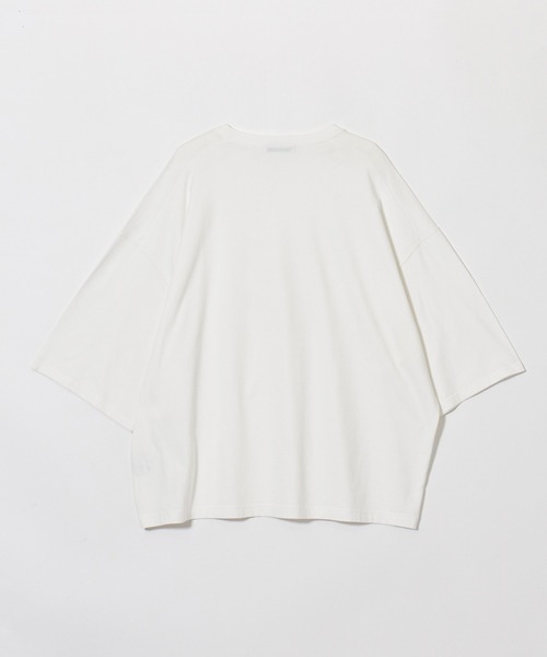 Johnbull（ジョンブル）の「フロッキープリントTシャツ（Tシャツ/カットソー・レディース・ホワイト/ベージュ・FREE）」の3枚目の写真