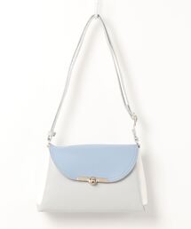 ３配色合皮ショルダーバッグ  SAC unit