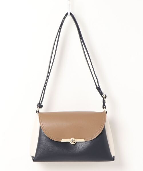 SAC（サック）の「３配色合皮ショルダーバッグ  SAC unit（ショルダーバッグ・レディース・ピンク/ブルー/ダークベージュ・FREE）」の2枚目の写真