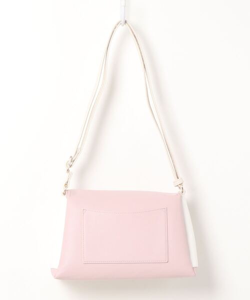 SAC（サック）の「３配色合皮ショルダーバッグ  SAC unit（ショルダーバッグ・レディース・ピンク/ブルー/ダークベージュ・FREE）」の6枚目の写真