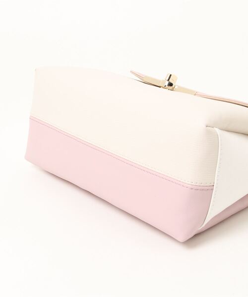 SAC（サック）の「３配色合皮ショルダーバッグ  SAC unit（ショルダーバッグ・レディース・ピンク/ブルー/ダークベージュ・FREE）」の7枚目の写真