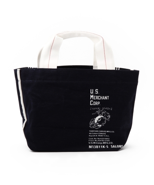 bpr BEAMS（ビーピーアール ビームス ）の「横浜帆布鞄 / Sailers Bag 2（トートバッグ・メンズ・ネイビー・ONE SIZE）」の12枚目の写真